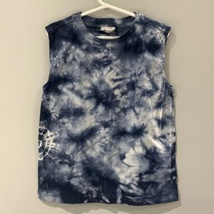 Cotton On kids tie dye tank top